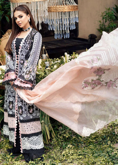 A Floral Dream By Maryam Hussain Stitched 3 Piece Embroidered Lawn Suit MH23 01 Riya - Luxury Collection Brand Mafia by Zonash