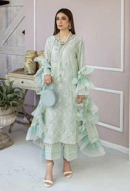 Adan's Libas Chantelle Chikankari Unstitched 3 Piece Embroidered Lawn Suit - D-01 - Summer Collection 2023 Brand Mafia by Zonash