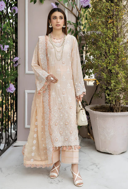 Adan's Libas Chantelle Chikankari Unstitched 3 Piece Embroidered Lawn Suit - D-02 - Summer Collection 2023 Brand Mafia by Zonash