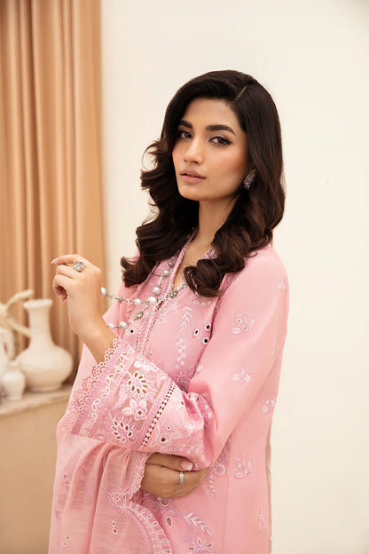 Afrozeh Unstitched 3 Piece Embroidered Lawn Suit FCAF23 AL-23-V3-02 Peony - Festive Collection Brand Mafia by Zonash