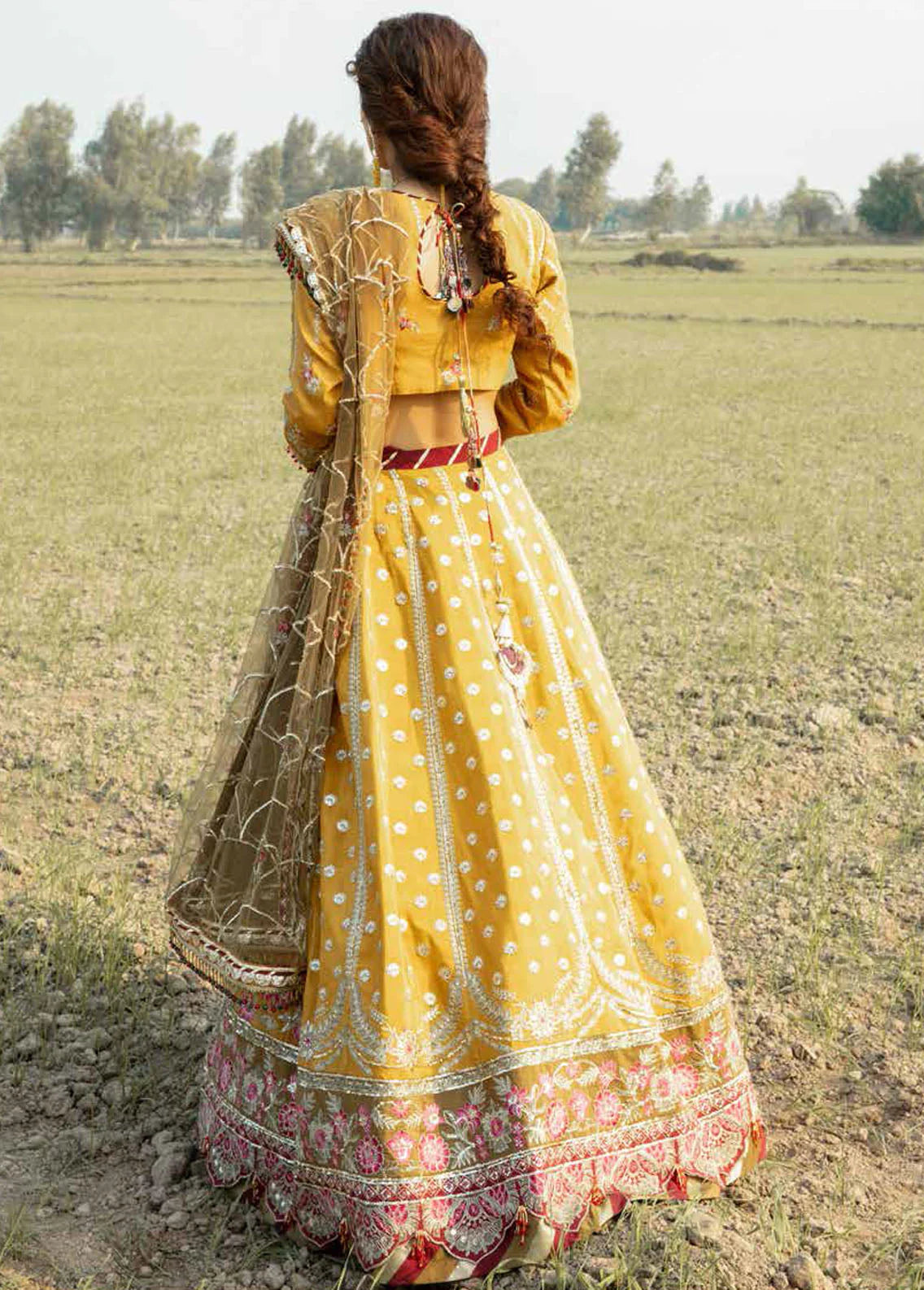 Alif by AJR Couture Unstitched 3 Piece Embroidered Raw Silk Suit AJR22GK AGK-06 Afreen - Wedding Collection Brand Mafia by Zonash