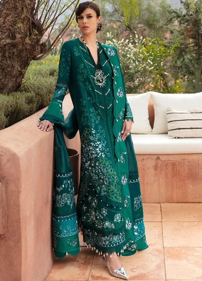 Amaani By Republic Womenswear Unstitched 3 Piece Embroidered Lawn Suit RW23A D-5A Oran - Luxury Eid Collection Brand Mafia by Zonash