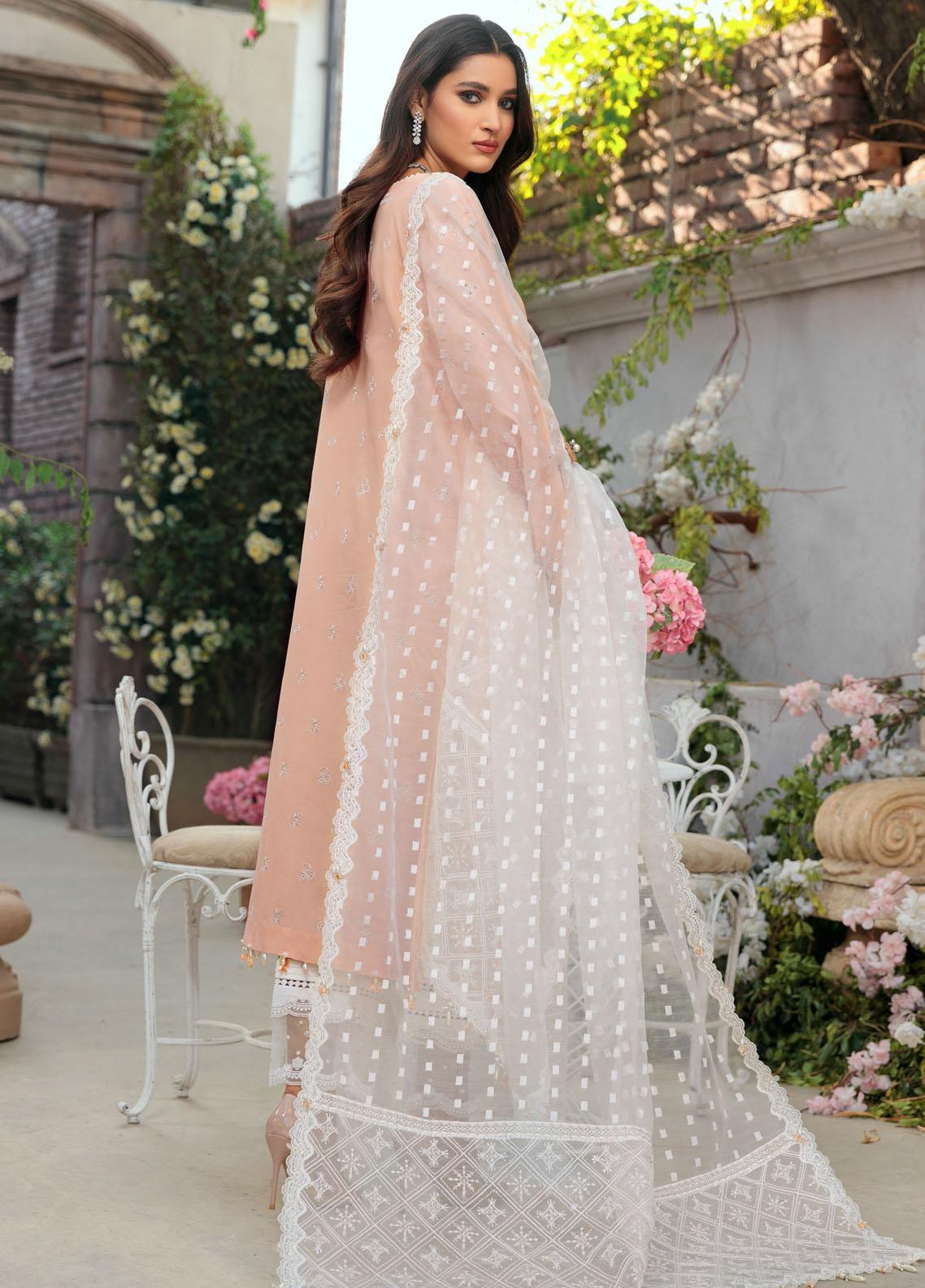 Anaya By Kiran Chaudhry Stitched 3 Piece Embroidered Lawn Suit ACL22-06-Sanya - Luxury Collection Brand Mafia by Zonash