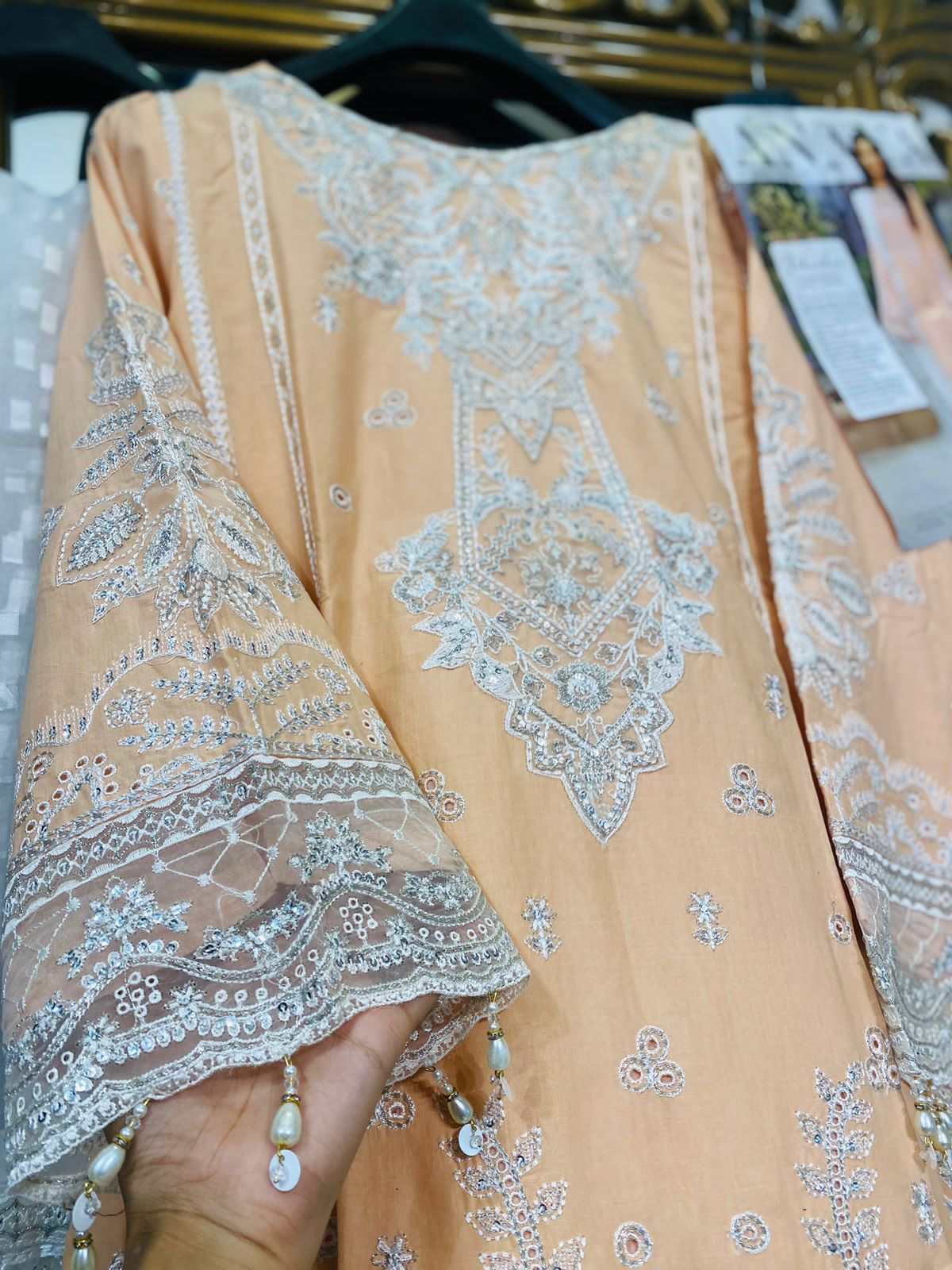 Anaya By Kiran Chaudhry Stitched 3 Piece Embroidered Lawn Suit ACL22-06-Sanya - Luxury Collection Brand Mafia by Zonash