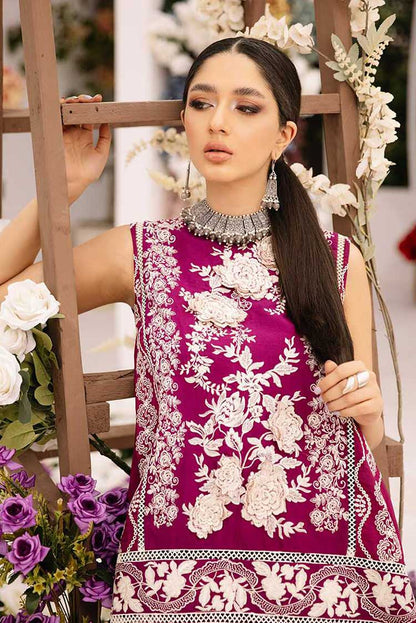 Ariana By Asifa & Nabeel Stitched 3 Piece Embroidered Lawn Suit - ELANIE 8B - Luxury Lawn Collection Brand Mafia by Zonash