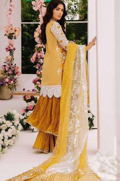 Ariana By Asifa & Nabeel Stitched 3 Piece Embroidered Lawn Suit - FLORIAN 6A - Luxury Lawn Collection Brand Mafia by Zonash