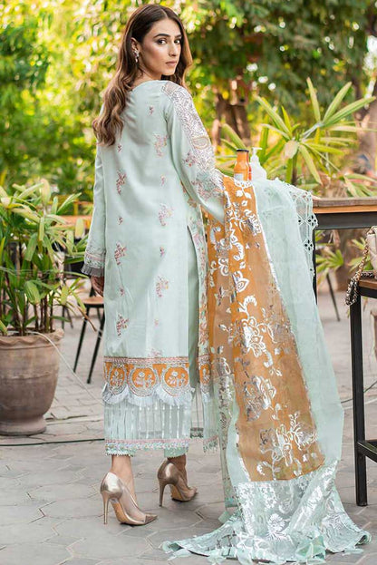 Ariana By Asifa & Nabeel Stitched 3 Piece Embroidered Lawn Suit - FLORIAN 6B - Luxury Lawn Collection Brand Mafia by Zonash