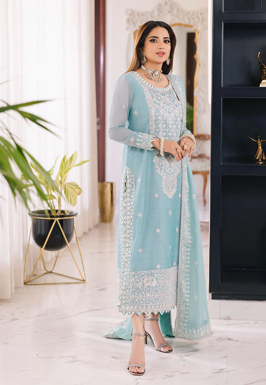 Asim Jofa Maahru, Noorie & Merub Embroidered 3Pc Unstitched Suit AJSM-29 Brand Mafia by Zonash