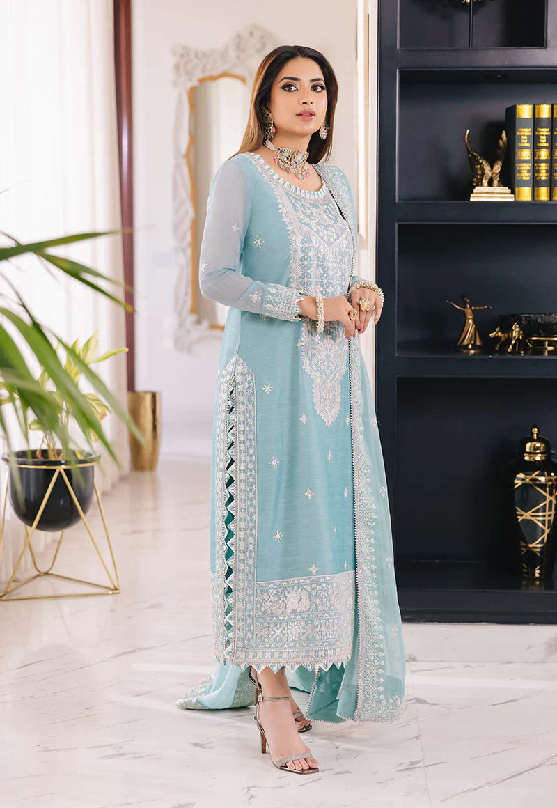 Asim Jofa Maahru, Noorie & Merub Embroidered 3Pc Unstitched Suit AJSM-29 Brand Mafia by Zonash