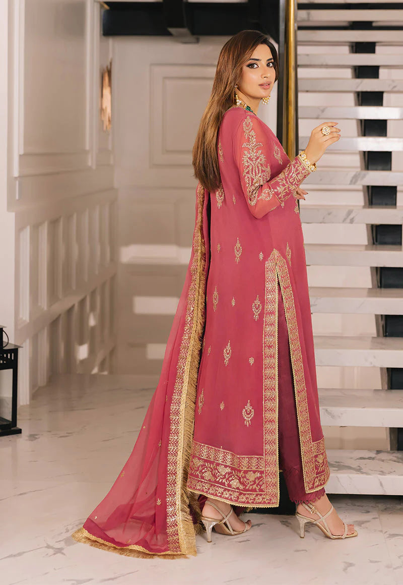 Asim Jofa Maahru, Noorie & Merub Embroidered 3Pc Unstitched Suit AJSM-42 Brand Mafia by Zonash