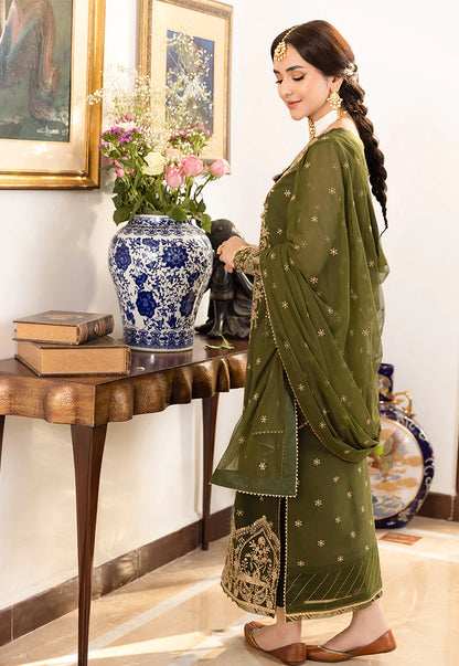 Asim Jofa Maahru, Noorie & Merub Embroidered 3Pc Unstitched Suit AJSM-43 Brand Mafia by Zonash