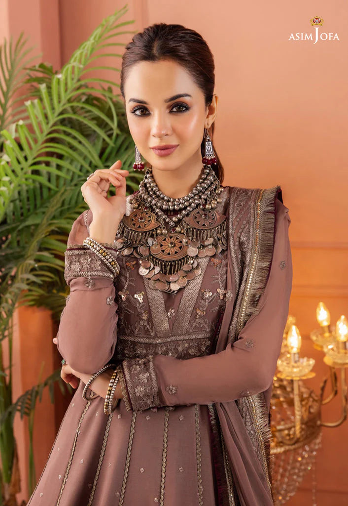 Asim Jofa Mehr-o-Maah Embroidered Suits Unstitched 3 Piece AJM-17 - Luxury Festive Collection Brand Mafia by Zonash