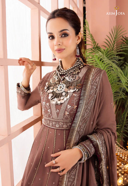 Asim Jofa Mehr-o-Maah Embroidered Suits Unstitched 3 Piece AJM-17 - Luxury Festive Collection Brand Mafia by Zonash