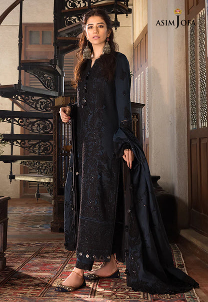 Asim Jofa The Syra Embroidered Suits Unstitched 3 Piece AJK-13 - Winter Collection Brand Mafia by Zonash