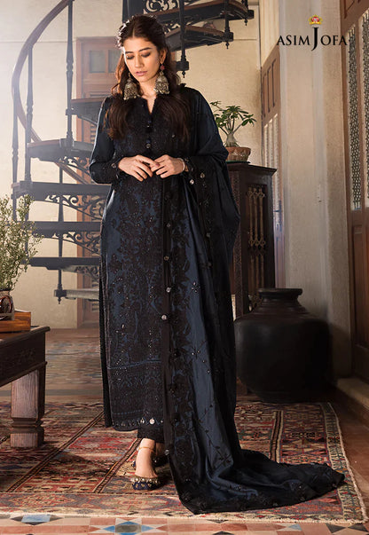 Asim Jofa The Syra Embroidered Suits Unstitched 3 Piece AJK-13 - Winter Collection Brand Mafia by Zonash