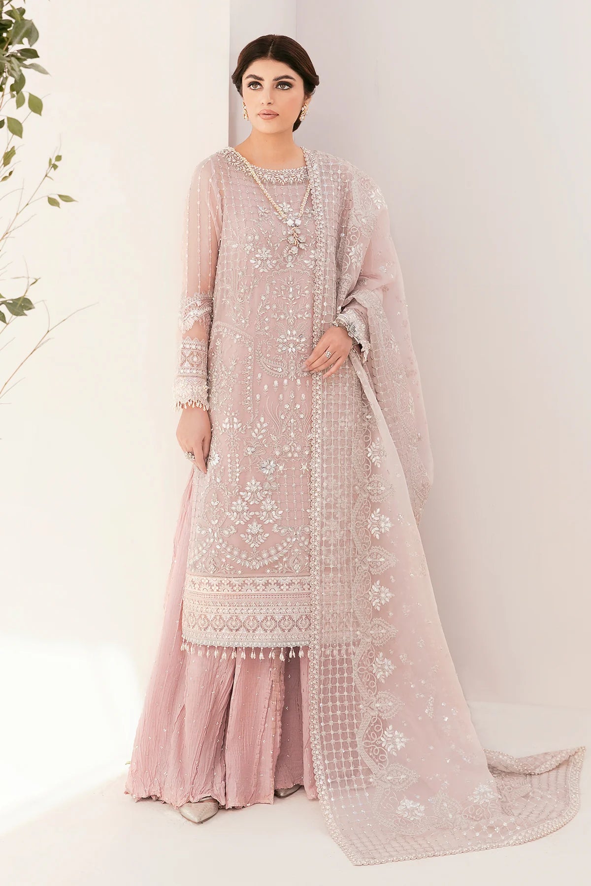 Baroque Chantelle Unstitched 3 Piece Embroidered Chiffon Suit Vol 11-05 Brand Mafia by Zonash