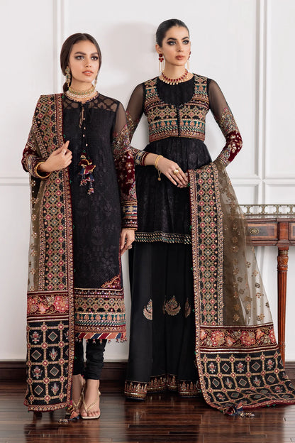 Baroque Chantelle Unstitched 3 Piece Embroidered Chiffon Suit Vol 9-04 Brand Mafia by Zonash