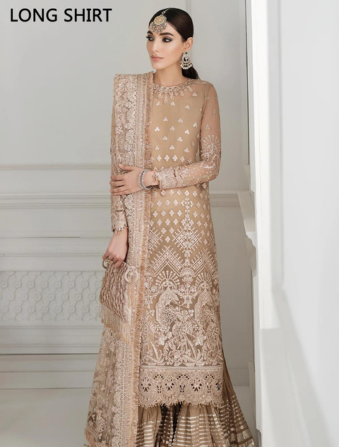 Baroque Chantelle Unstitched 3 Piece Embroidered Chiffon Suits Vol-10 - D04 Brand Mafia by Zonash