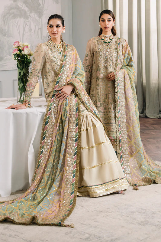 Baroque Chantelle Unstitched 3 Piece Embroidered Masuri Suit - BQU-CH12-D04 - Luxury Wedding Collection - Brand Mafia by Zonash