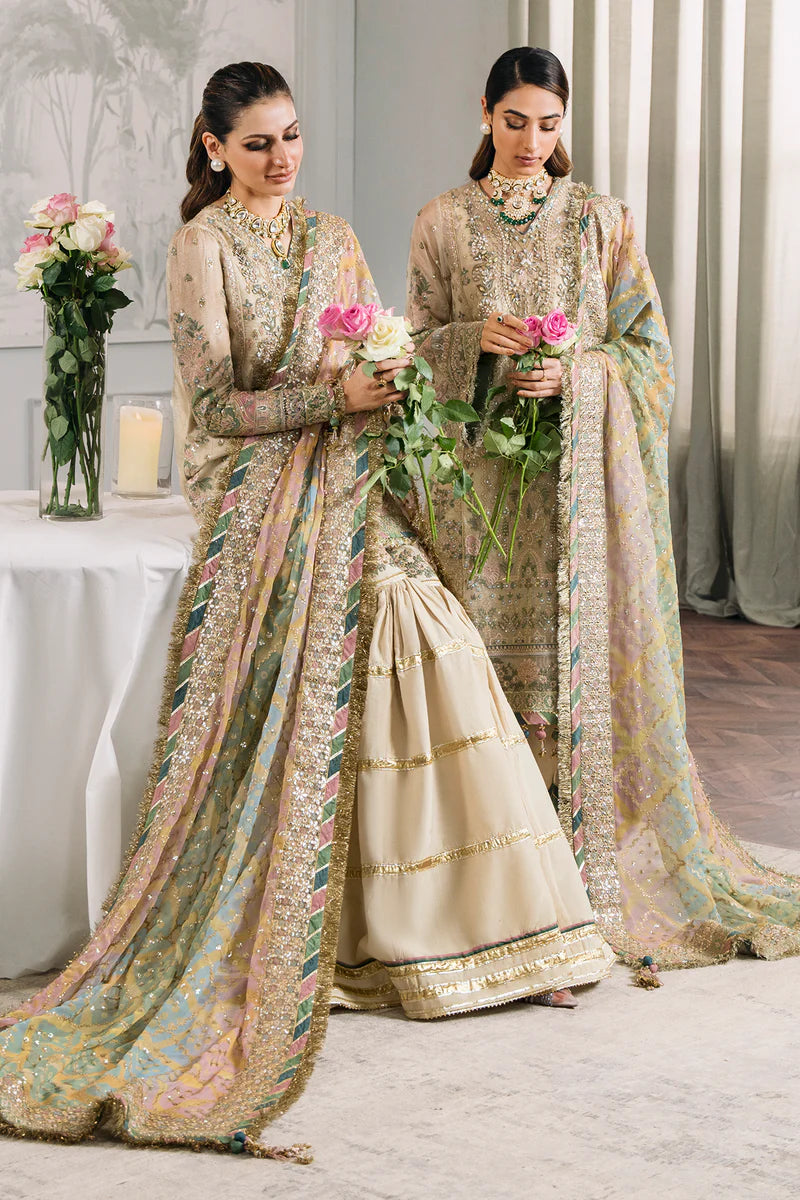 Baroque Chantelle Unstitched 3 Piece Embroidered Masuri Suit - BQU-CH12-D04 - Luxury Wedding Collection - Brand Mafia by Zonash