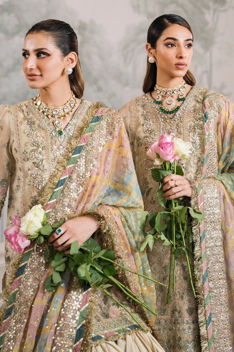 Baroque Chantelle Unstitched 3 Piece Embroidered Masuri Suit - BQU-CH12-D04 - Luxury Wedding Collection - Brand Mafia by Zonash