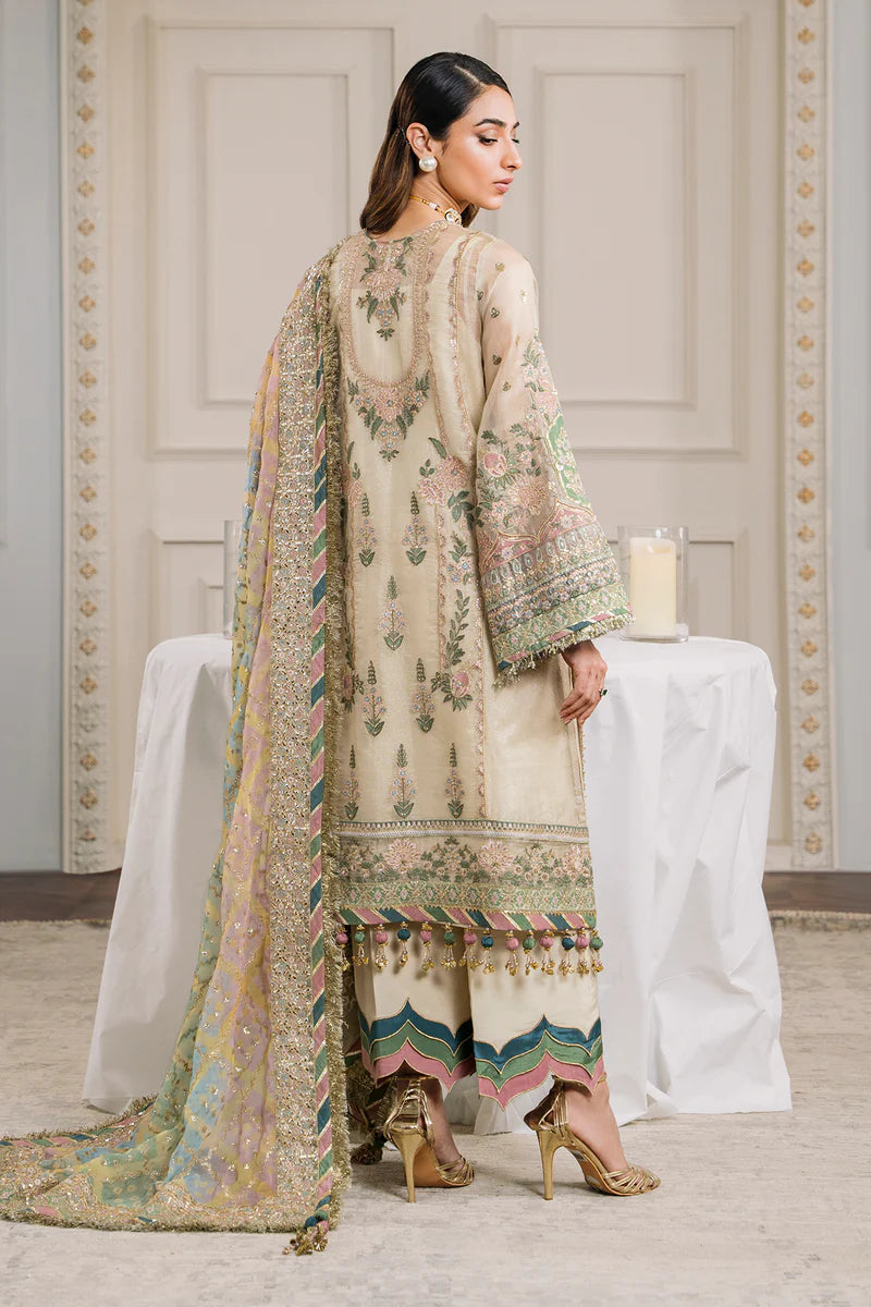 Baroque Chantelle Unstitched 3 Piece Embroidered Masuri Suit - BQU-CH12-D04 - Luxury Wedding Collection - Brand Mafia by Zonash