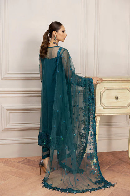 Farasha-Unstitched-2-Piece-Embroidered-Net-Suit-Chloe-Luxury-Collection