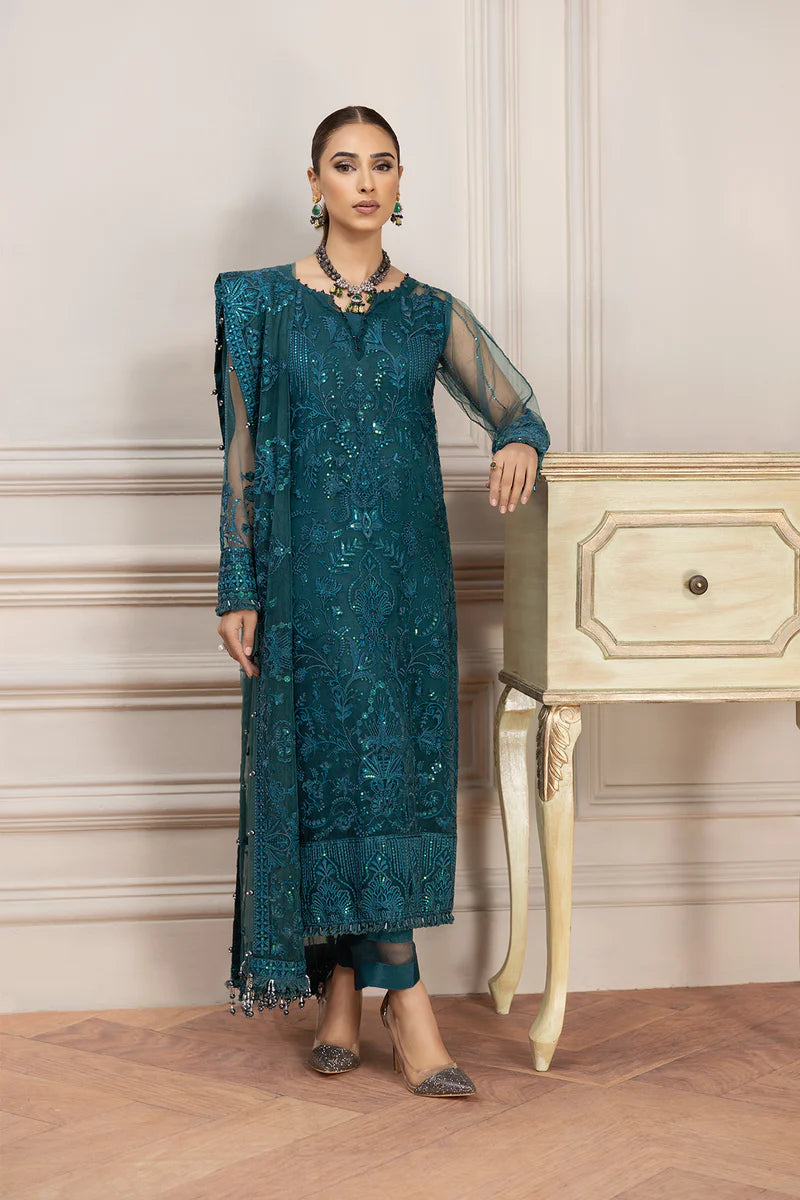 Farasha-Unstitched-2-Piece-Embroidered-Net-Suit-Chloe-Luxury-Collection