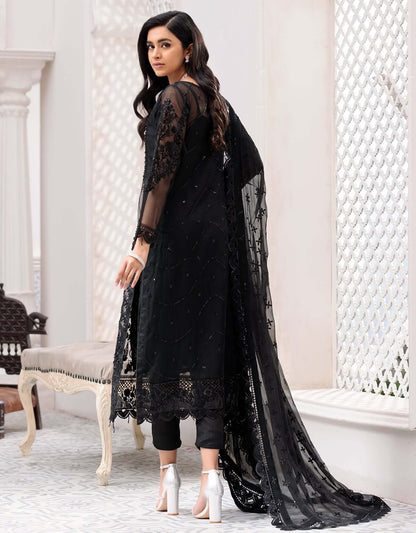 Belle Robe by Emaan Adeel Unstitched 2 Piece Embroidered Organza Suits BR3EA22 302 - Luxury Collection Brand Mafia by Zonash