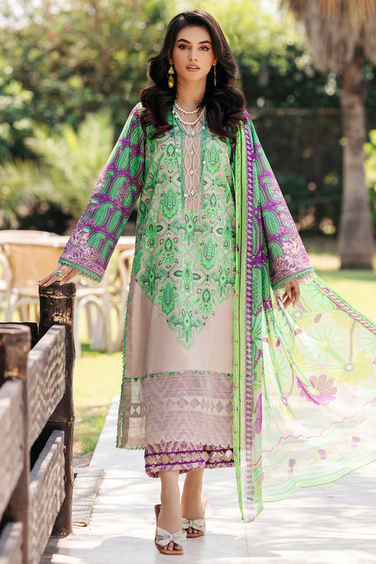 C-Prints By Charizma Unstitched 3 Piece Printed Lawn Suit CRZ24CP-5 CP4-43 - Summer Collection Brand Mafia by Zonash