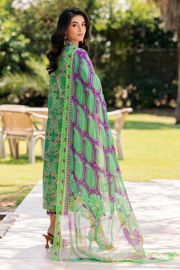 C-Prints By Charizma Unstitched 3 Piece Printed Lawn Suit CRZ24CP-5 CP4-43 - Summer Collection Brand Mafia by Zonash