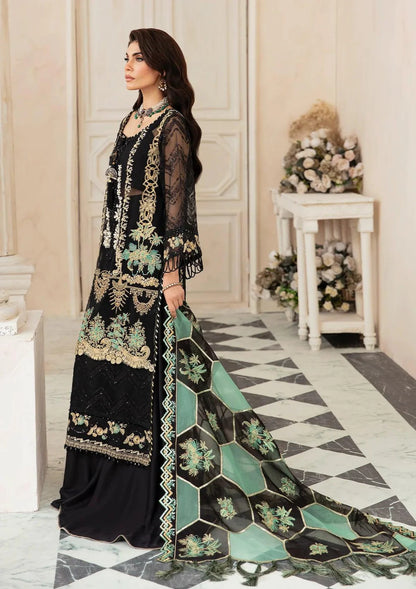 Celebrations By Elaf Unstitched 3 Piece Embroidered Suit EF23C ECH-08 ZARTAAJ- Luxury Collection Brand Mafia by Zonash