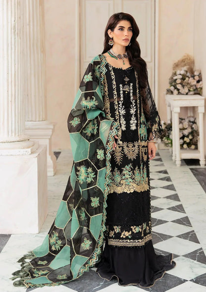 Celebrations By Elaf Unstitched 3 Piece Embroidered Suit EF23C ECH-08 ZARTAAJ- Luxury Collection Brand Mafia by Zonash