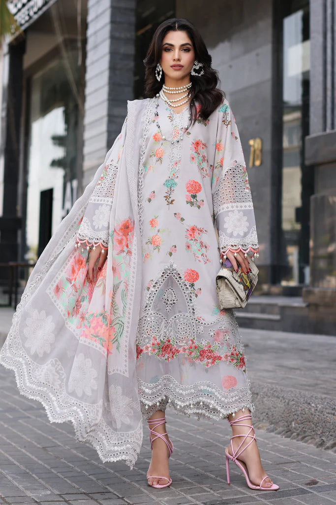 Charizma Rang-E-Bahar Unstitched 3 Piece Embroidered Lawn Suit CRZ24RB CRB4-11 - Spring Summer Collection Brand Mafia By Zonash