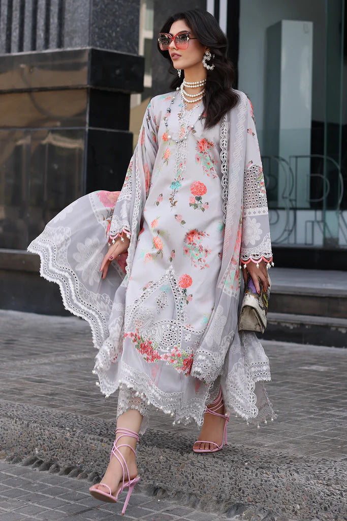 Charizma Rang-E-Bahar Unstitched 3 Piece Embroidered Lawn Suit CRZ24RB CRB4-11 - Spring Summer Collection Brand Mafia By Zonash