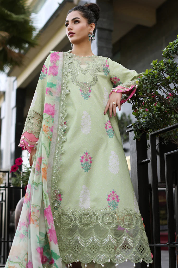 Charizma Rang-E-Bahar Unstitched 3 Piece Embroidered Lawn Suit CRZ24RB CRB4-12 - Spring Summer Collection Brand Mafia By Zonash