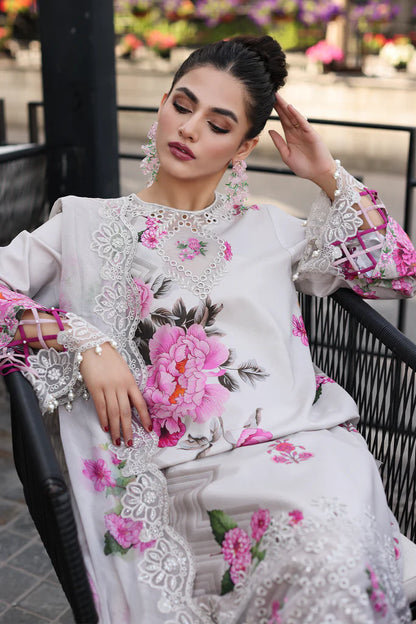 Charizma Rang-E-Bahar Unstitched 3 Piece Embroidered Lawn Suit CRZ24RB CRB4-17 - Spring Summer Collection Brand Mafia By Zonash