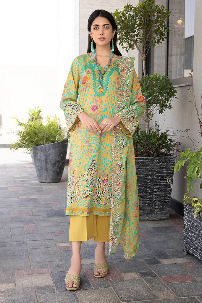 Charizma Unstitched 3 Piece Embroidered Lawn Suit CRZ24C3 CC-26 - Summer Collection Brand Mafia by Zonash