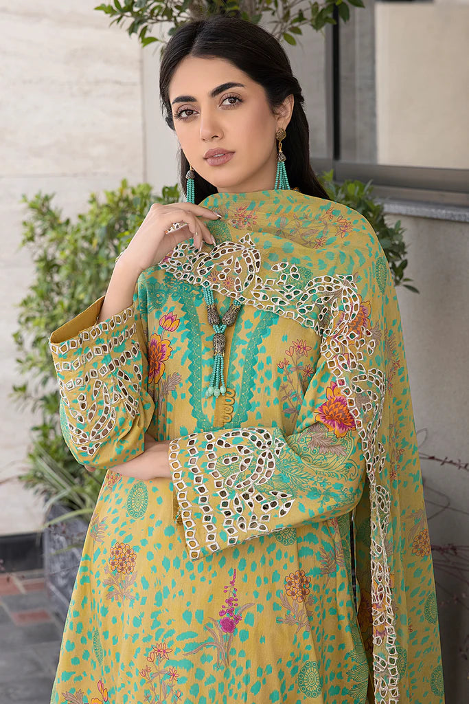 Charizma Unstitched 3 Piece Embroidered Lawn Suit CRZ24C3 CC-26 - Summer Collection Brand Mafia by Zonash