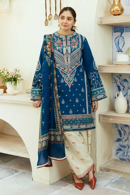 Coco By Zara Shahjahan Unstitched 3 Piece Embroidered Lawn Suit CZS24E D-1 SEHER - Festive Collection Brand Mafia by Zonash