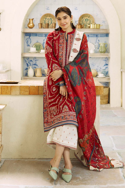 Coco By Zara Shahjahan Unstitched 3 Piece Embroidered Lawn Suit CZS24E D-3 KASHMIR KALI - Festive Collection Brand Mafia by Zonash