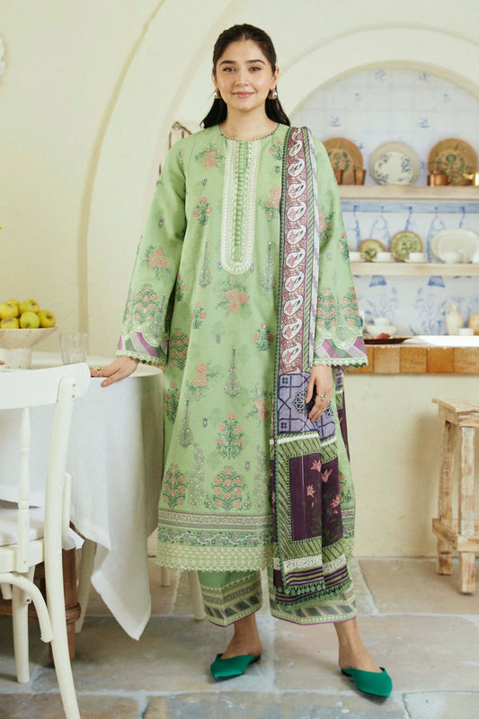 Coco By Zara Shahjahan Unstitched 3 Piece Embroidered Lawn Suit CZS24E D-9 NISA - Festive Collection Brand Mafia by Zonash