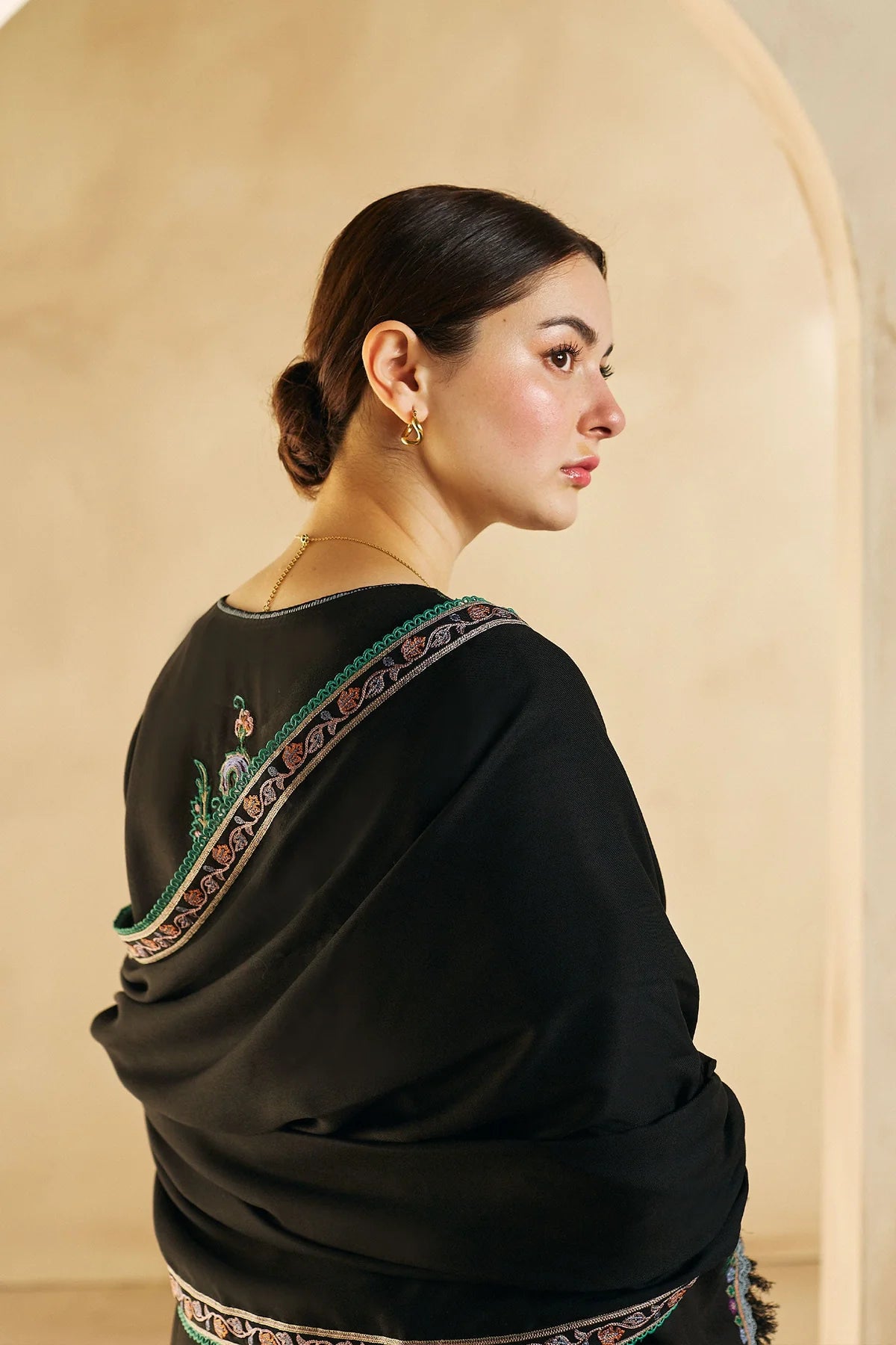 Coco By Zara Shahjahan Unstitched 3 Piece Embroidered Linen Suit CZS23W 5B - Winter Collection Brand Mafia by Zonash