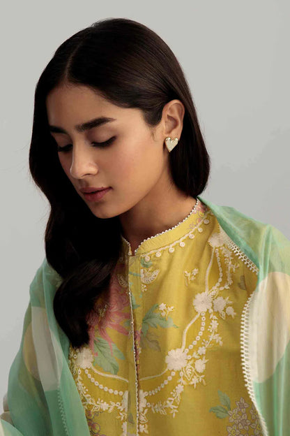 Coco by Zara Shahjahan Unstitched 3 Piece Embroidered Lawn Suit CZS23S 5A - Summer Collection Brand Mafia by Zonash