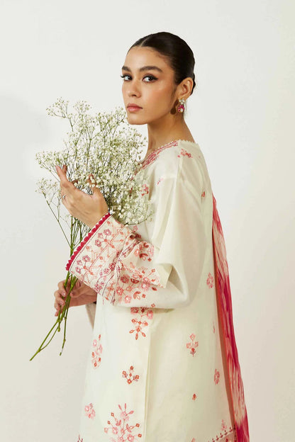 Coco by Zara Shahjahan Unstitched 3 Piece Embroidered Lawn Suit CZS23SL 7A- Summer Collection Brand Mafia by Zonash