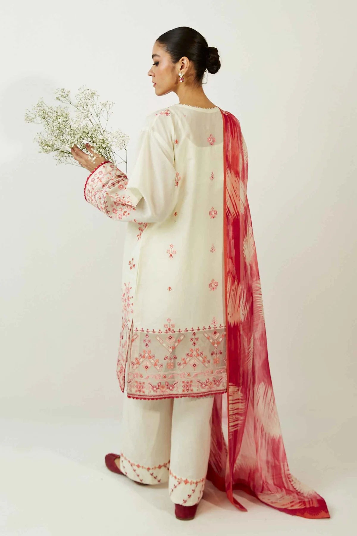 Coco by Zara Shahjahan Unstitched 3 Piece Embroidered Lawn Suit CZS23SL 7A- Summer Collection Brand Mafia by Zonash