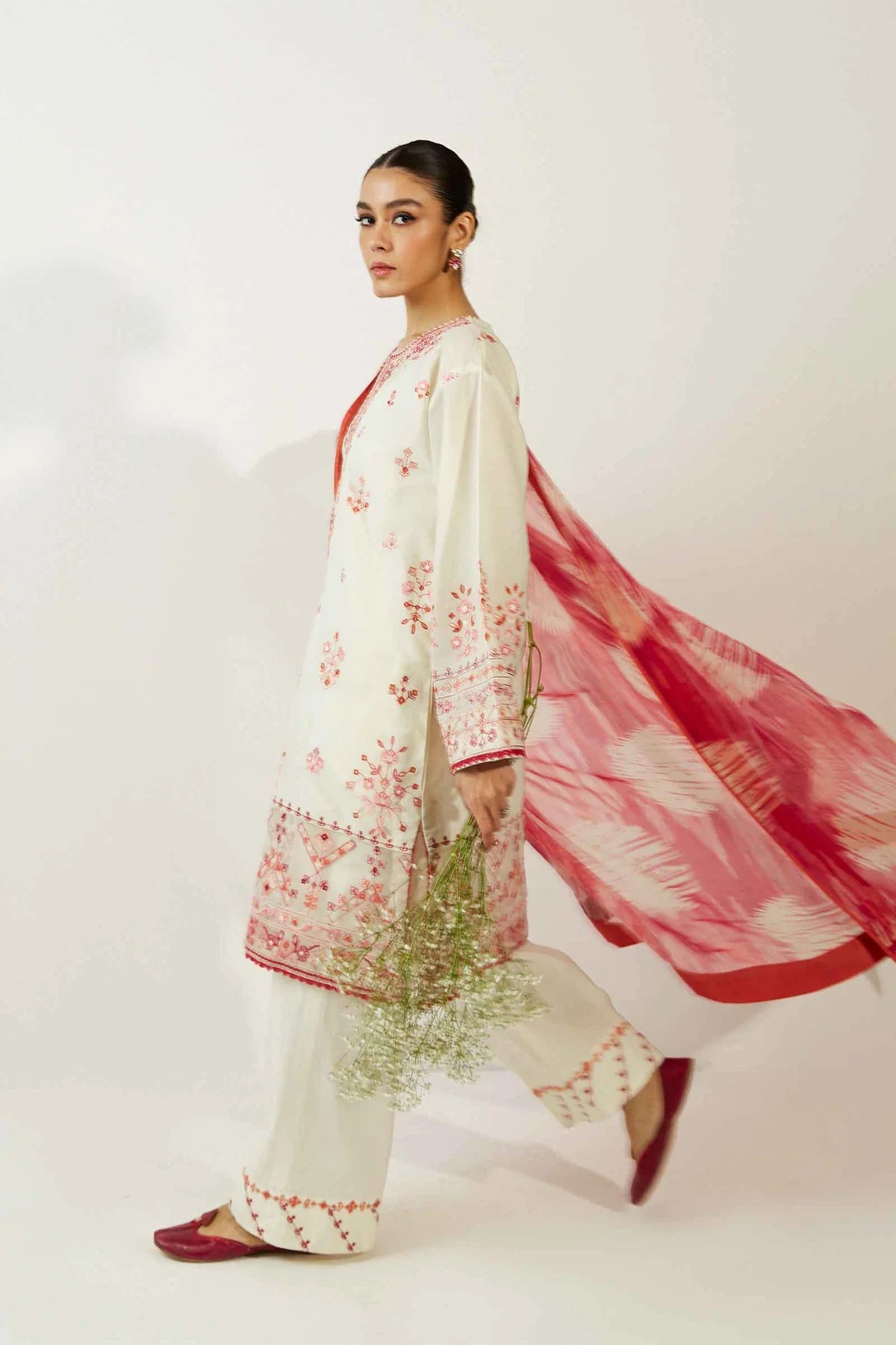 Coco by Zara Shahjahan Unstitched 3 Piece Embroidered Lawn Suit CZS23SL 7A- Summer Collection Brand Mafia by Zonash