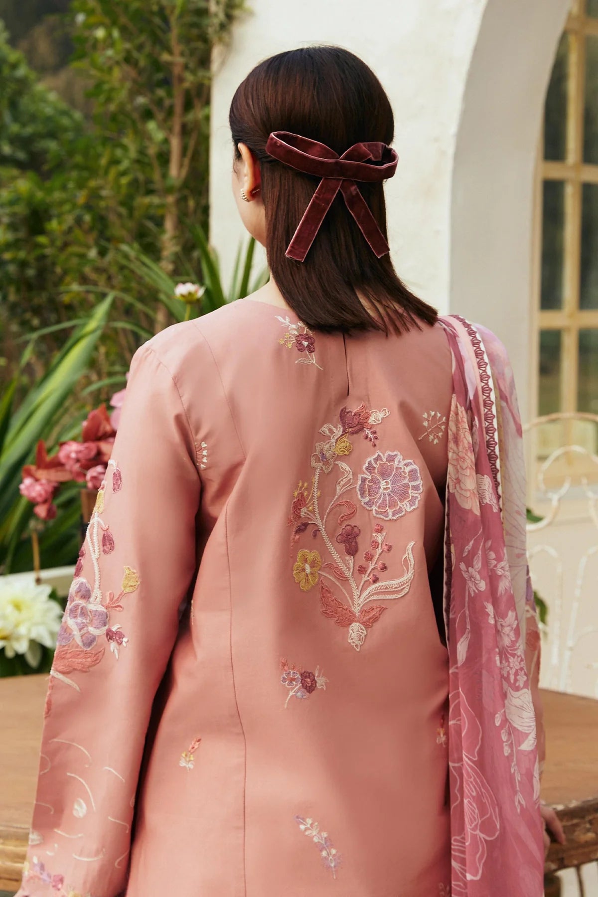 Coco by Zara Shahjahan Unstitched 3 Piece Embroidered Lawn Suit CZS24L D-6A Jabeen - Summer Collection - Brand Mafia by Zonash