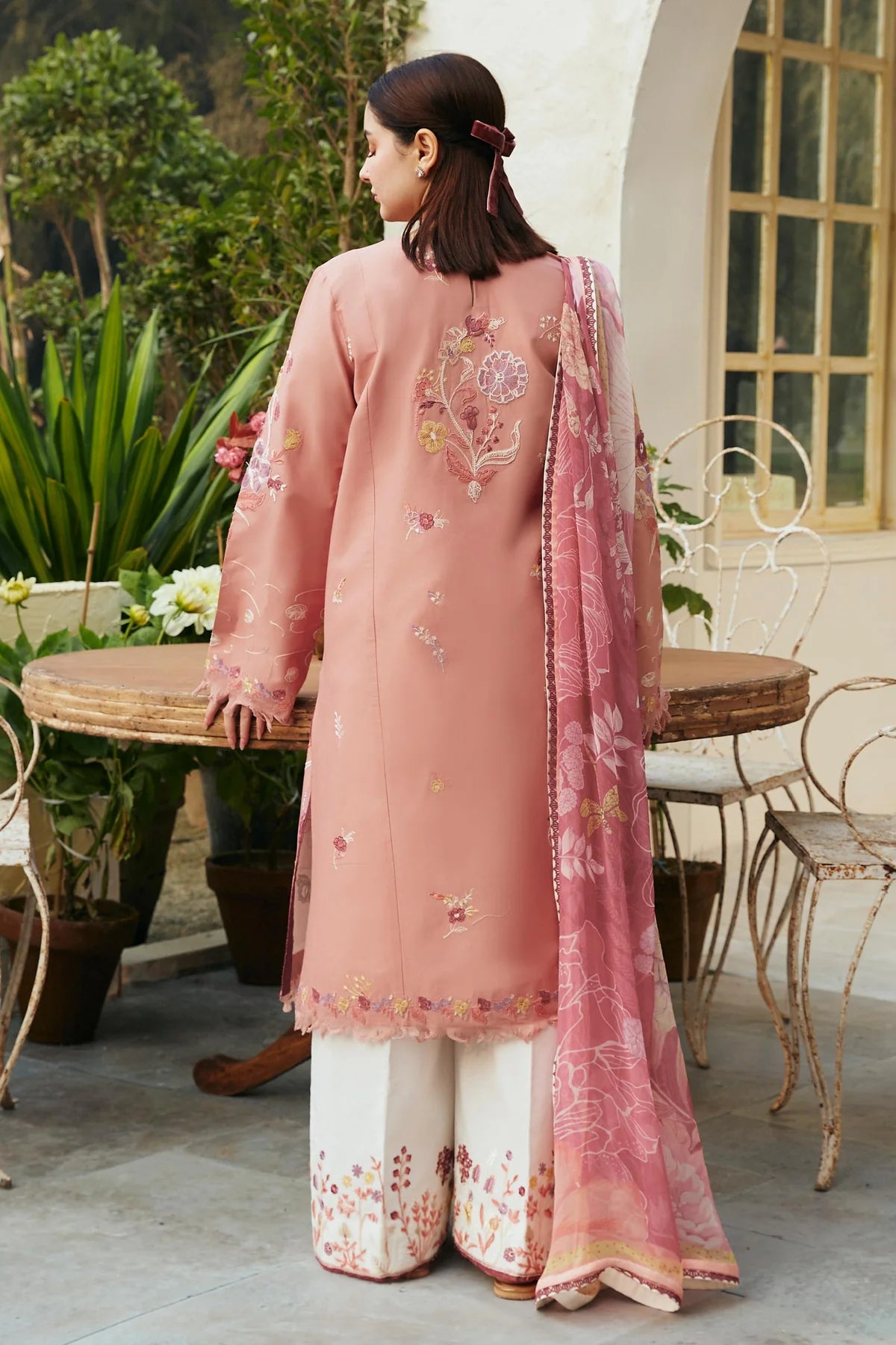 Coco by Zara Shahjahan Unstitched 3 Piece Embroidered Lawn Suit CZS24L D-6A Jabeen - Summer Collection - Brand Mafia by Zonash