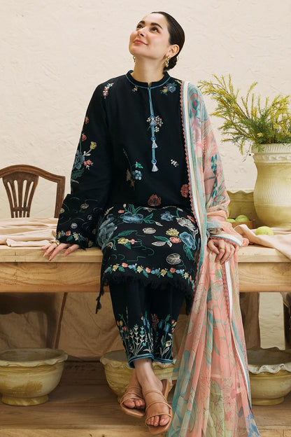 Coco by Zara Shahjahan Unstitched 3 Piece Embroidered Lawn Suit CZS24L D-6B Jabeen - Summer Collection - Brand Mafia by Zonash